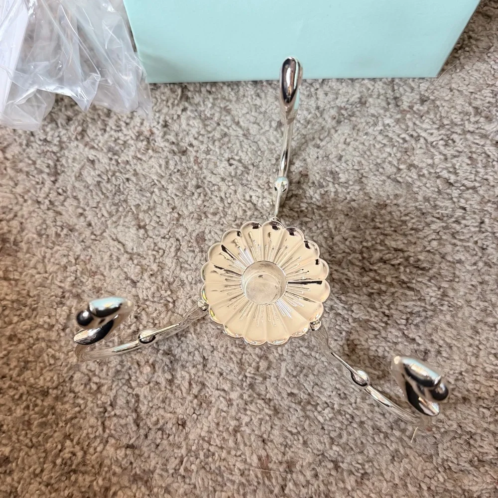 PartyLite Vintage Silverplate Scrolled Votive Candle Holder With Original Box - Picture 3 of 7